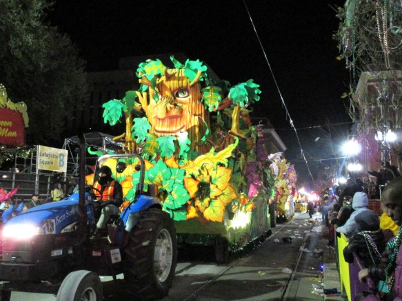 Mardi Gras parade krewe of Orpheus 2016